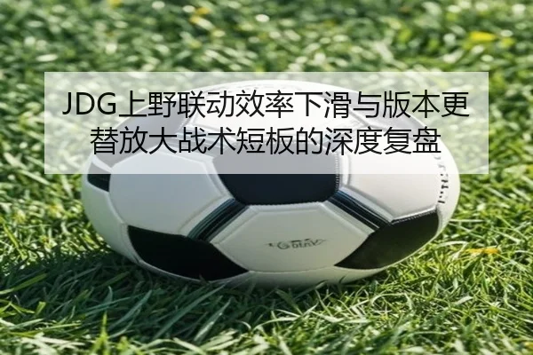 JDG上野联动效率下滑与版本更替放大战术短板的深度复盘